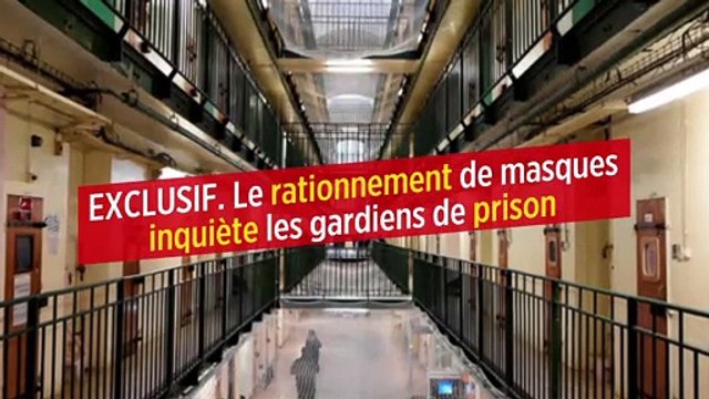 EXCLUSIF. Le rationnement de masques inquiète les gardiens de prison