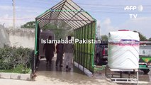 Coronavirus: Walk-through disinfectant tunnel installed in Islamabad