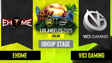 Dota2 - Vici Gaming vs. EHOME - Game 3 - Group Stage - CN - ESL One Los Angeles
