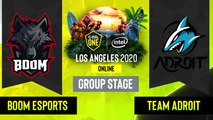 Dota2 - Team Adroit vs. BOOM Esports - Game 3 - Group Stage - SEA - ESL One Los Angeles