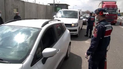 Ankara'nın giriş ve çıkışlarında korona virüs tedbirleri devam ediyor