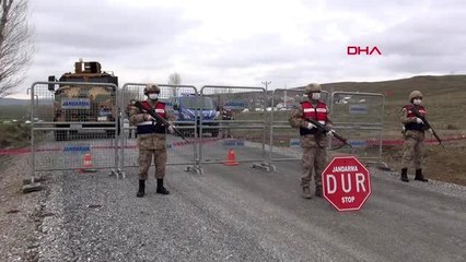 Muş'ta karantina altındaki 4 köyde sıkı tedbirler alındı