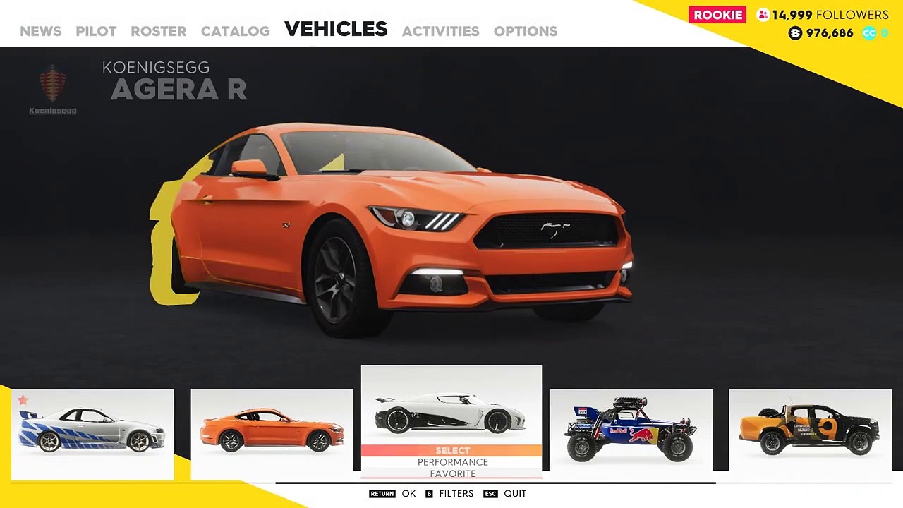 The Crew 2 - 281mph Koenigsegg Agera R Top Speed Run at Bonnevile Salt Flats