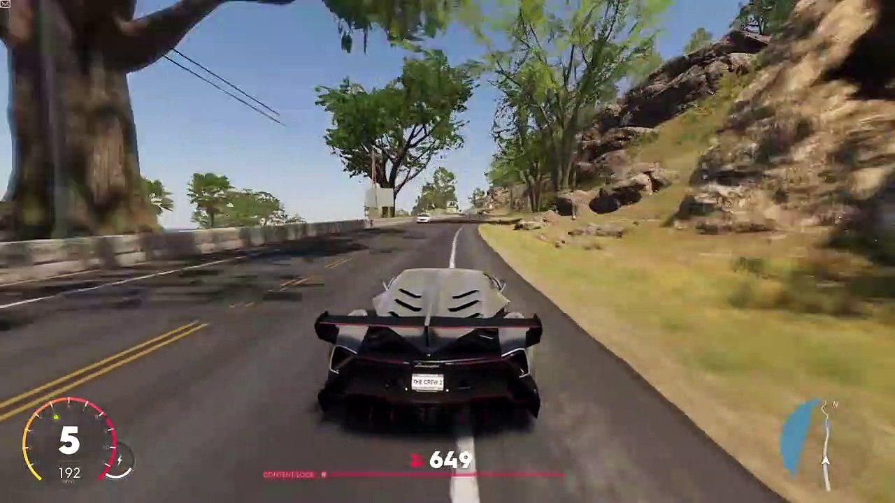 The Crew 2 - Lamborghini Veneno chasing Koenigsegg Agera R at Big Sur, California