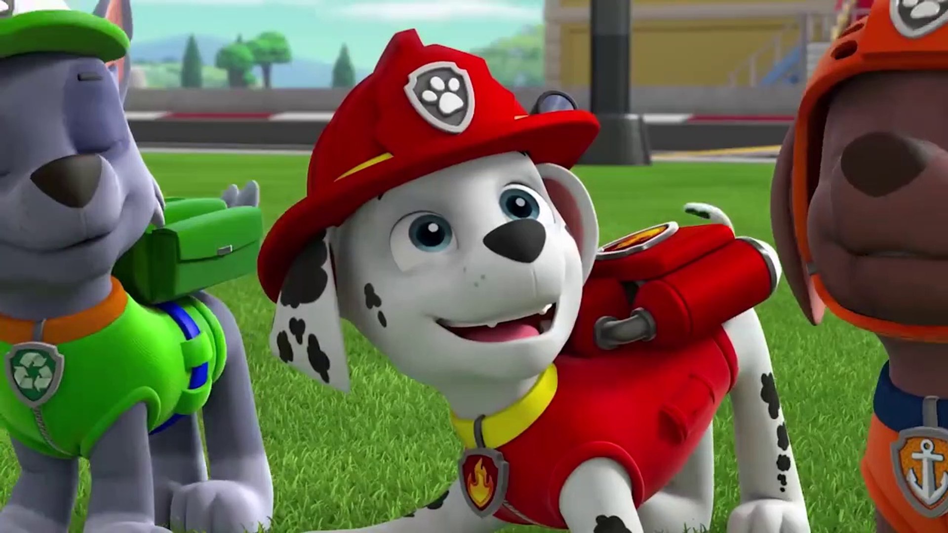 Pups Pit Crew - Pups Fight Fire PAW Patrol Pups Save a Mud Mo...