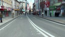 Atatürk Caddesi araç ve yaya trafiğine kapatıldı
