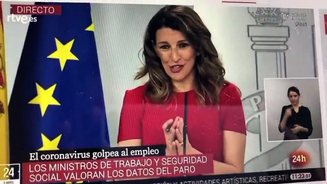 La podemita Yolanda Díaz explica, entre risas nerviosas, qué es un ERTE a los españoles apaleados por el paro y el COVID-19