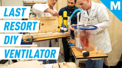 Engineers built a homemade ventilator that can serve as ‘last resort’ for people in need