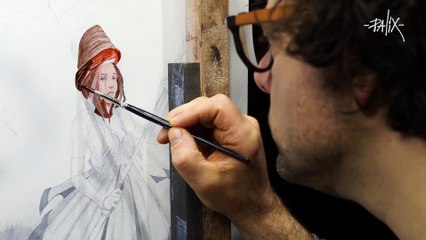 Palix peint des œuvres au profit des hôpitaux Vivalia.