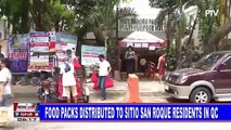Food packs distributed to Sitio San Roque residents in QC