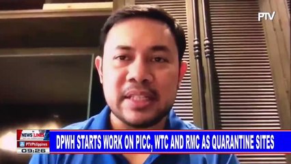 DPWH starts work on PICC, WTC and RMC as quarantine sites