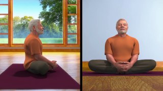 Yoga in 3D: Gracious Pose / Bhadrasana - English