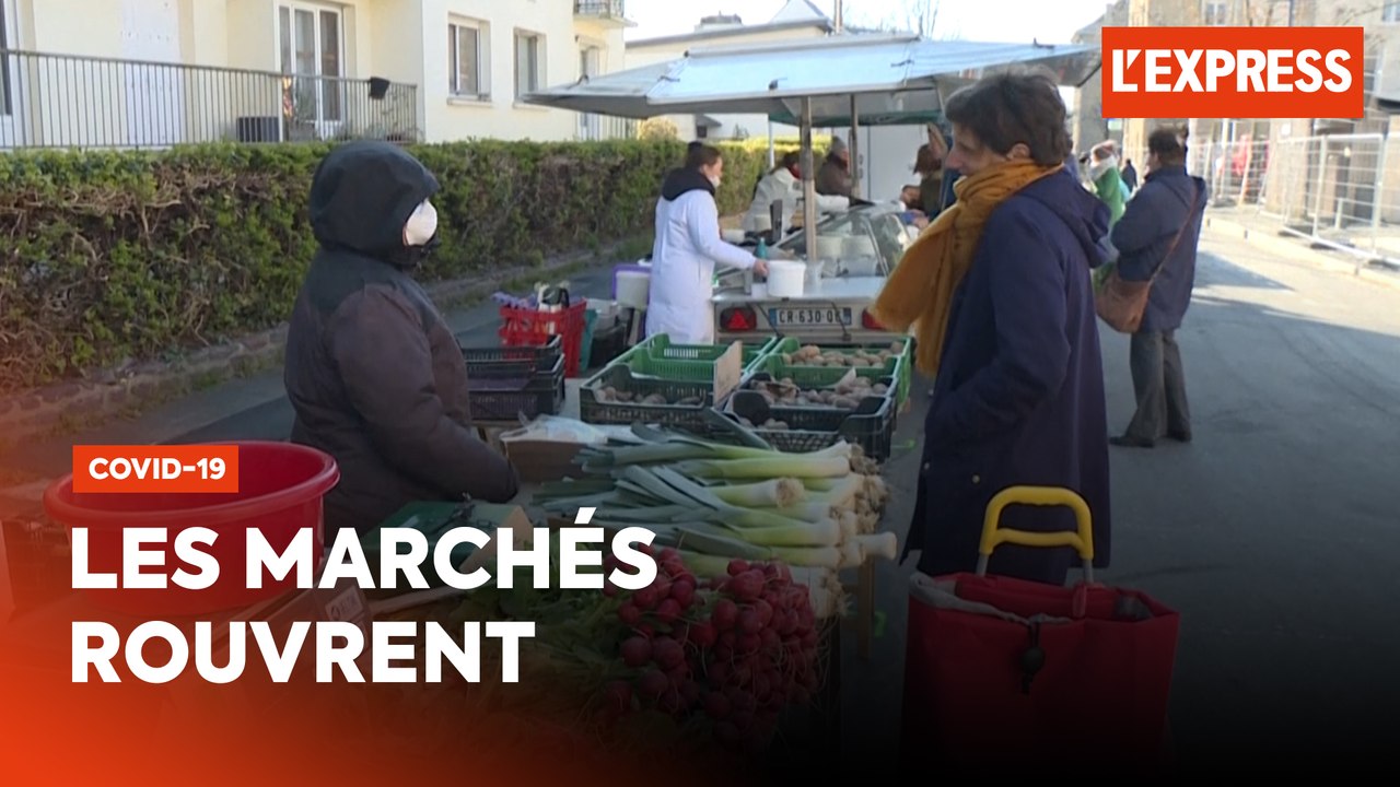 Un quart des marchés alimentaires sont autorisés à rouvrir