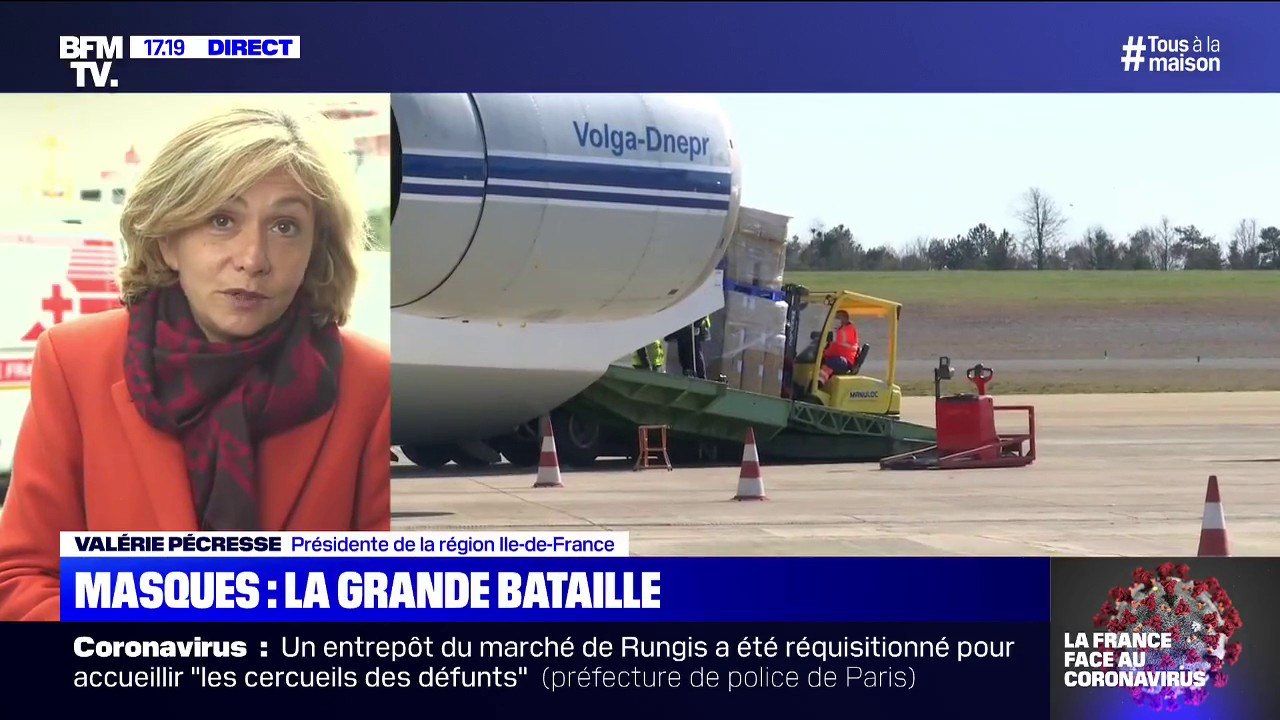 Valérie Pécresse sur les masques: "Nous avons été confrontés à cette situation où des Américains ont surenchéri"