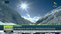 La pandemia obligó el cierre del Monte Everest a los alpinistas