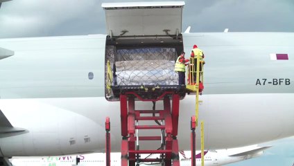 Aterriza en Madrid un avión procedente de China con material sanitario para la Comunidad
