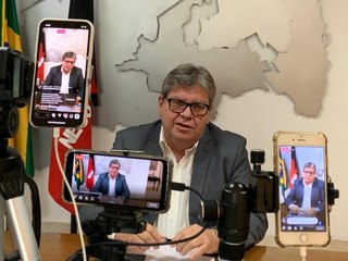 Governador João Azevêdo anuncia uma série de medidas diante da pandemia do coronavírus