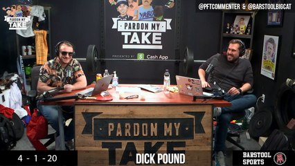 PMT: Adam Morrison, Dick Pound From The IOC, NFL 100 RB List, Mt Flushmore of Candy