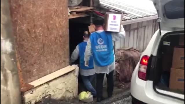 Beşir Derneğinden 165 aileye gıda ve hijyen paketi