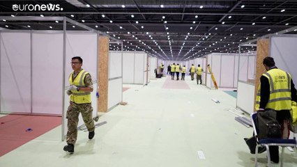 Novo hospital de campanha em Londres