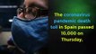 Spain coronavirus death toll passes 10,000
