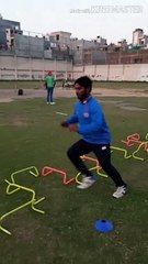 Batting footwork quickness drill