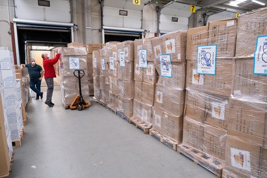 Galicia recibe un envío con un millón de máscaras