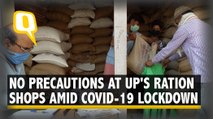 Coronavirus: Biometrics Used, No Social Distancing At UP Ration Shops