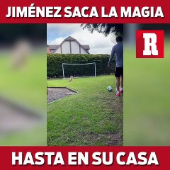 Raúl Jiménez muestra su calidad desde casa
