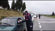 Jandarma ekipleri koronavirüs denetimlerini sürdürüyor