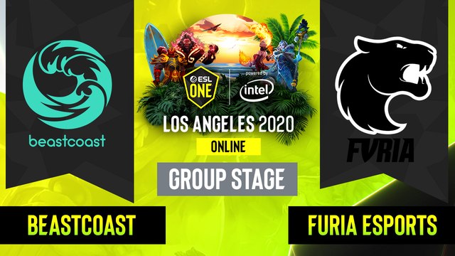 Dota2 - Beastcoast vs. FURIA Esports - Game 2 - Group Stage - SA - ESL One Los Angeles