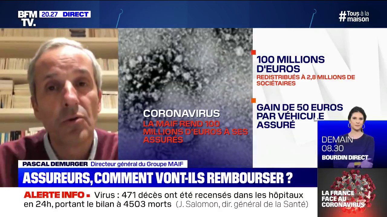Pascal Demurger (directeur du Groupe MAIF): "Nous allons rembourser plus de 100 millions d'euros à nos sociétaires"