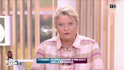 Marina Carrère d'Encausse affirme qu'on a "menti" sur l'utilisation des masques en France
