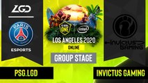 Dota2 - PSG.LGD vs. Invictus Gaming - Game 2 - Group Stage - CN - ESL One Los Angeles