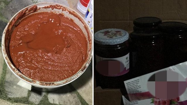 Polis sahte kolonya için girdi, sahte reçel ve salça bile çıktı