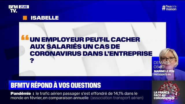 Un employeur peut-il cacher aux salariés un cas de coronavirus dans l'entreprise ?