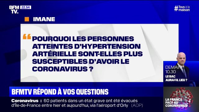 Pourquoi les personnes atteintes d'hypertension artérielle sont-elles plus susceptibles d'avoir le coronavirus ?