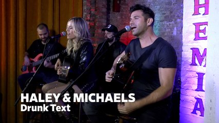 Dailymotion Elevate: Haley & Michaels - "Drunk Text" live at  Cafe Bohemia, NYC