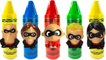 The Incredibles Colorful Crayons with Color Change Baby Jack Jack
