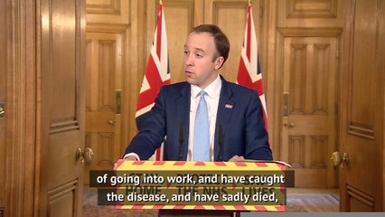 UK Health Minister calls on Premier League players to take wage cut