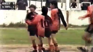 Rare footage of a 12-year-old Lionel Messi in action