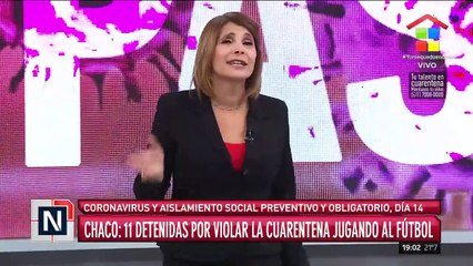 Chaco: 11 detenidas por violar la cuarentena jugando al fútbol