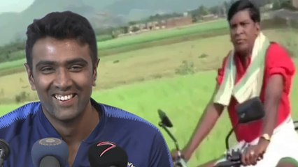 Ashwin's comedy tweet on Vadivelu for ICC's tweet