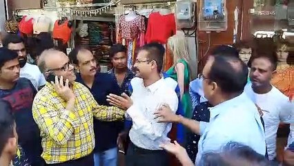 अतिक्रमण हटाने को लेकर व्यापारियों में गुस्सा