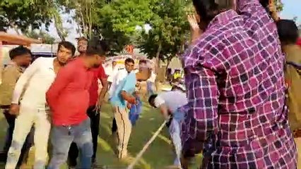 जेल में हुईं खेलकूद प्रतियोगिताएं म्यूजिक चेयर गेम में पुलिसकर्मियों ने की मस्ती