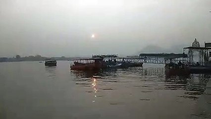 सनसेट का सुंदर नजारा...