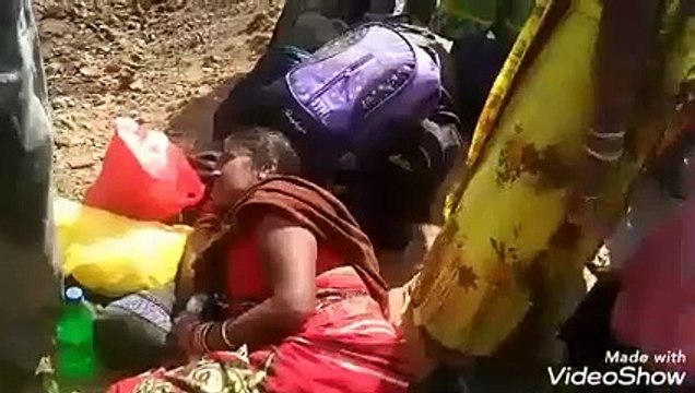 Bus accident video: Passenger bus overturns in Jabalpur, 20 passengers injured