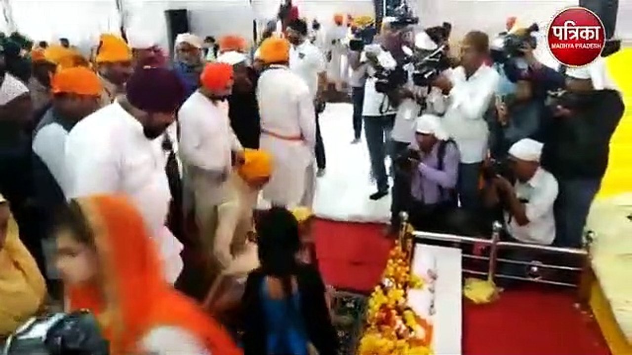 गुरुद्वारा पहुंते शिवराज ने की प्रदेश के खुशहाली की कामना