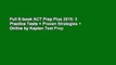 Full E-book ACT Prep Plus 2019: 5 Practice Tests + Proven Strategies + Online by Kaplan Test Prep