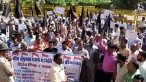केन्द्र सरकार की नीतियों के खिलाफ श्रमिक संगठनों ने निकाली रैली